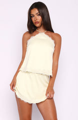 Fortitude Valley Halter Top Lemon